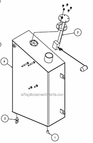 Page O Diagram and Parts List for MK-4036HY  MK Diamond Concrete Saw